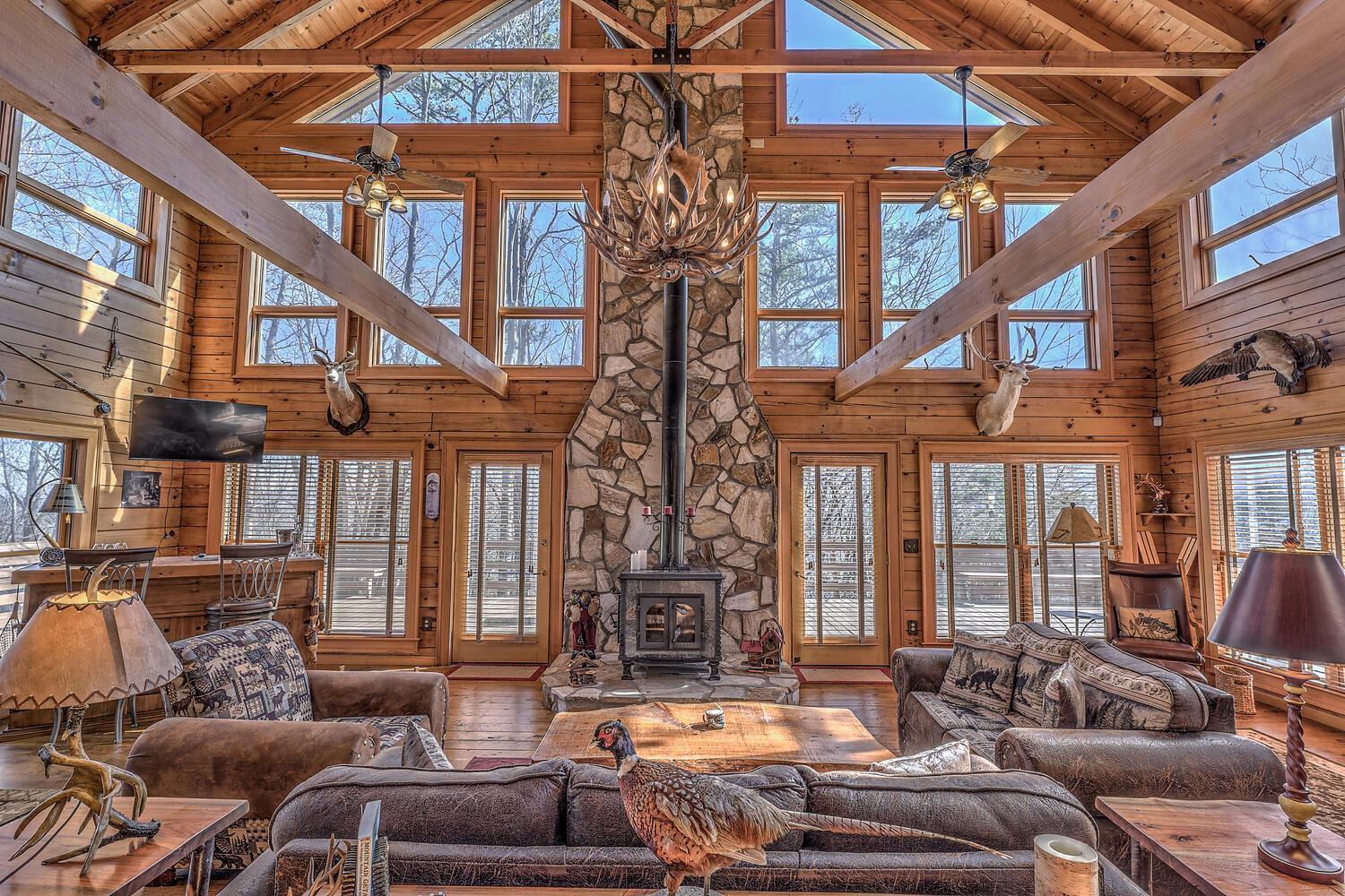 Blue Ridge Bliss- Spacious Cabin, Pets, Hot Tub! Εξωτερικό φωτογραφία